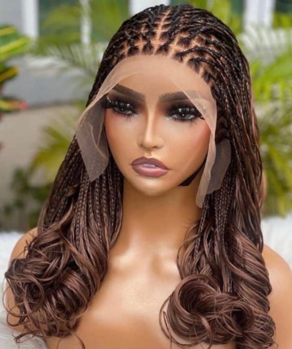 Micro Twist Long Braided Wig – Lightweight & Elegant