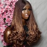 20 inch French Curls Braids Wig for Women – Natural Volume and Shine