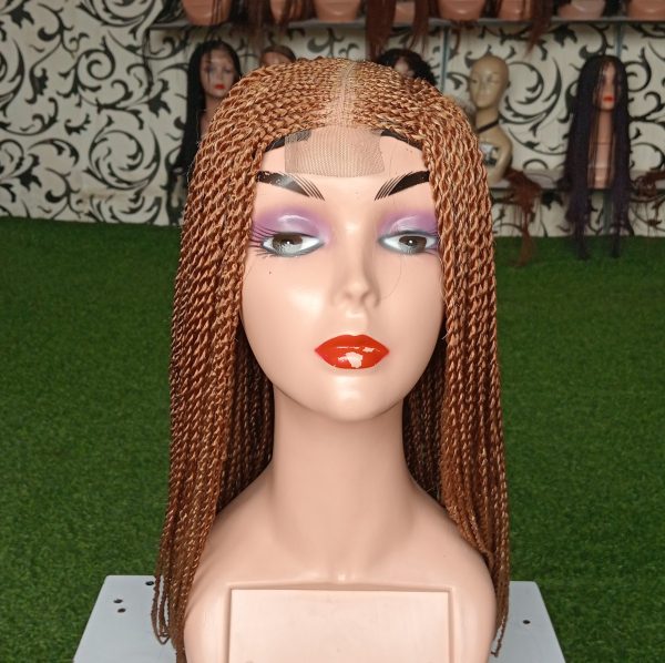 Ghana Weaving Twist Wig with Closure – Sleek & Protective Look
